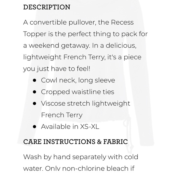 CAbi Recess Cowl neck light weight hoodie - Picture 4 of 10